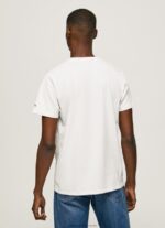 White Photo Print T-Shirt Pepe Jeans L20F2F955 Men - Image 4