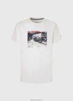 White Photo Print T-Shirt Pepe Jeans L20F2F955 Men - Image 5