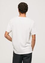 White Photo Print T-Shirt Pepe Jeans L20F2F958 Men - Image 4
