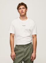 White Photo Print T-Shirt Pepe Jeans L20F2F981 Men - Image 2