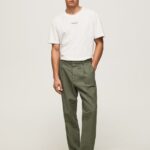 White Photo Print T-Shirt Pepe Jeans L20F2F981 Men