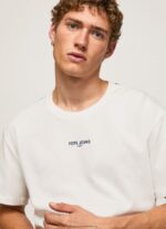 White Photo Print T-Shirt Pepe Jeans L20F2F981 Men - Image 3