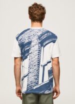 White Photo Print T-Shirt Pepe Jeans L20F2F981 Men - Image 4