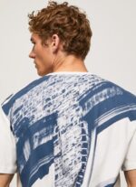 White Photo Print T-Shirt Pepe Jeans L20F2F981 Men - Image 5