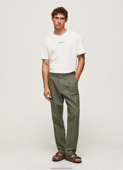 White Photo Print T-Shirt Pepe Jeans L20F2F981 Men