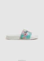 White Slider Martina Beach Flip Flops Pepe Jeans L20F2F1346 Girl