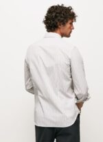 White Slim Fit Poplin Cotton Shirt Pepe Jeans L20F2F1022 Men - Image 5