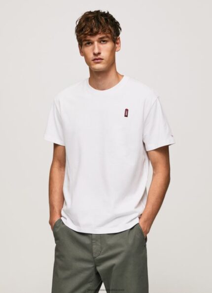 White Telephone Booth T-Shirt Pepe Jeans L20F2F984 Men