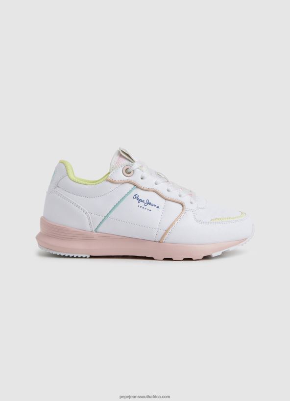 white_york_candy_running_sneakers_pepe_jeans_l20f2f1311_girl.jpg White York Candy Running Sneakers Pepe Jeans L20F2F1311 Girl - Image 1